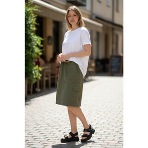 Columbia Sportswear Womens Olive Cargo Skirt Hiking Utility Nylon Outdoor Size M